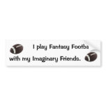Fantasy Football bumper stickers