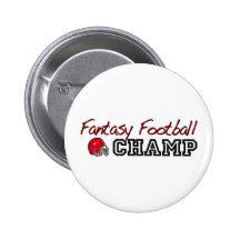 Fantasy Football Champ Pinback Button