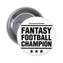 Fantasy Football Champion! Pin