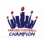 Fantasy Football Champion Postcard