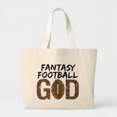 Football  on Fantasy Football God Canvas Bag