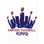 Fantasy Football King Post Card