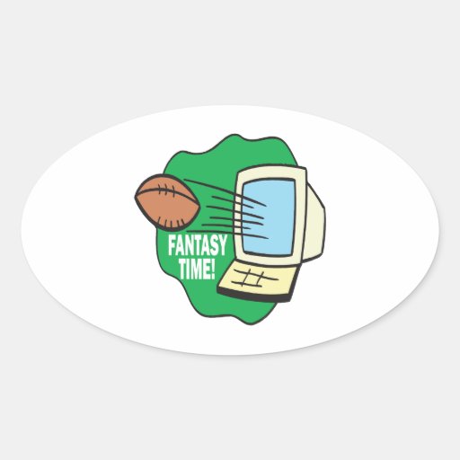 Fantasy Football Oval Stickers