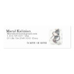 Fantasy footwear by Maral Kalinian business cards