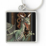 Fantasy Green Dragon Premium Keychains