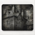 Fantasy - Haunted - It was a dark and stormy night mousepads
