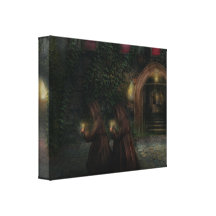 Fantasy - Into the night Stretched Canvas Print