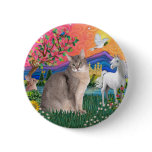 Fantasy Land (ff) - Blue Abyssinian cat Pins