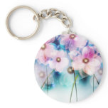 Fantasy Pink Flowers Keychain