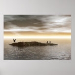 Fantasy poster 3 Birds on an Island