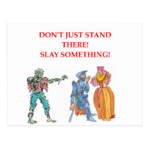 fantasy pun post cards