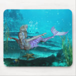 Fantasy Under Water Mermaid Art Mousepad