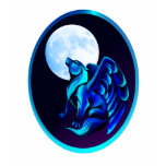 Fantasy Wolf framed T-Shirt