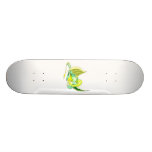 Fantasy Yellow Dragon Skate Board Decks