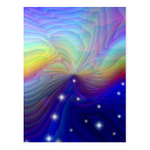 Fantsy Rainbow Postcards