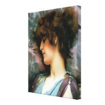 Far Away Thoughts ~ John William Godward Stretched Canvas Prints