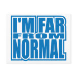 Far from Normal postcards