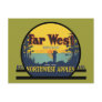 Far West Apples Postcard