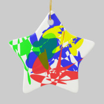 Farbkleckse abstrakt color splots abstract ornaments