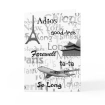 Farewell Greeting Card
