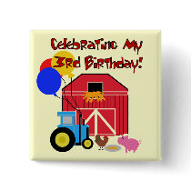 Farm 3rd Birthday T-shirts and Gifts