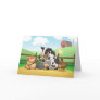 Farm Animal Jug Band Card (Blank Inside)