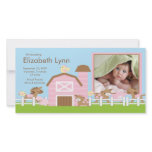 Farm Animals PHOTO Birth Announcement photo cards