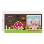 Farm Animals PHOTO Birth Announcement photo cards