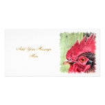 FARM ANIMALS, ROOSTER photo cards