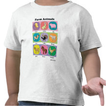 Farm Animals Tee Shirts