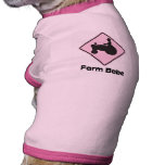 Farm Babe Pink pet clothing