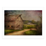 Farm - Barn - The old grey barn Postcard