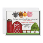 Farm Birthday Invitations