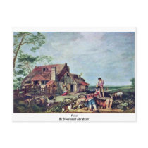 Farm By Bloemaert Abraham Postcard