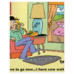 Farm Cartoon Cow Humour flyers