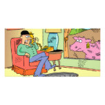 Farm Cartoon Cow Humour photo cards