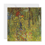 Farm Garden with Crucifix by Gustav Klimt invitations