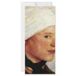 Farm Girl With A White Head Scarf By Leibl Wilhelm rack cards