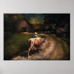 Farm - Going to milk Mabel Posters