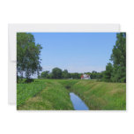 Farm landscape photo red barn irrigation ditch invitations