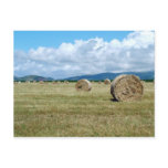 Farm landscape postcard
