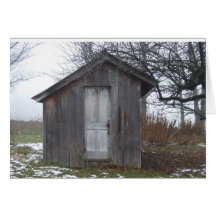 Farm Shed 5x7 Greeting Card