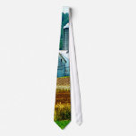 Farm with White Silos ties