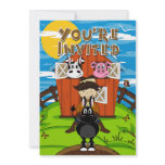 Farmer Boy with Cow & Pig Party Invite invitations