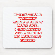 Farmer Humour ... Modelling Career Mousepad