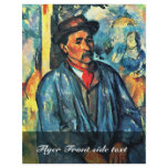 Farmer In Blue Overalls By Paul Cézanne flyers