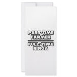 Farmer...Ninja rack cards