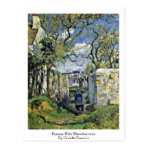 Farmer With Wheelbarrows, By Camille Pissarro Post Cards