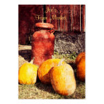 Farmer's market autumn business card