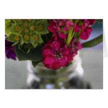 Farmers Market Flowers Card
